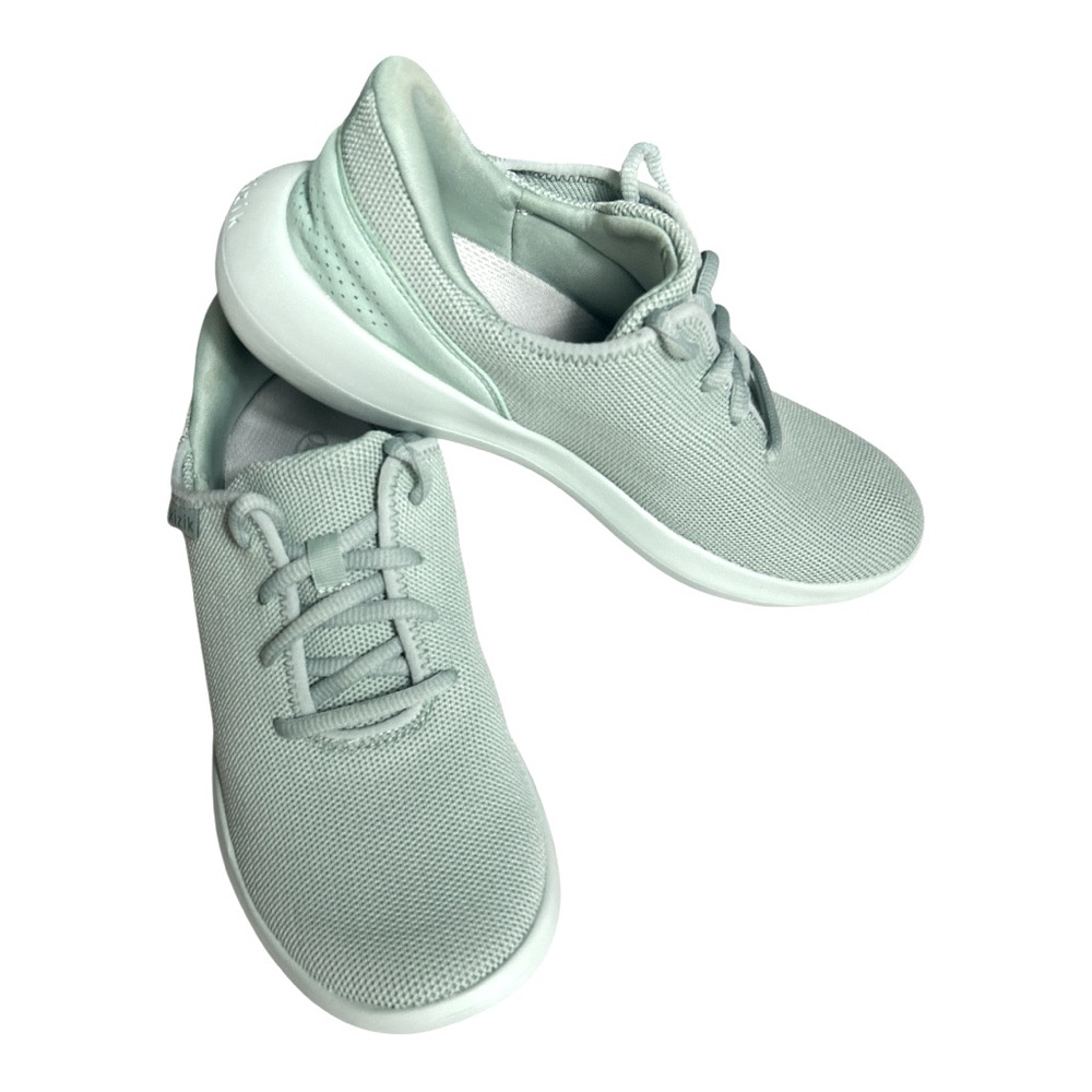 Kizik Madrid Eco Knit Sage Sneakers Size M 6 W 7.5 - Picture 1 of 13